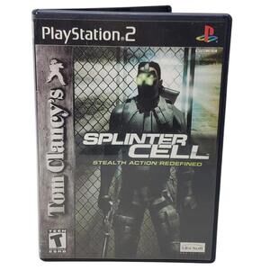 Tom Clancy's Splinter Cell PS2 PlayStation 2 + Reg Card - Complete CIB TESTED